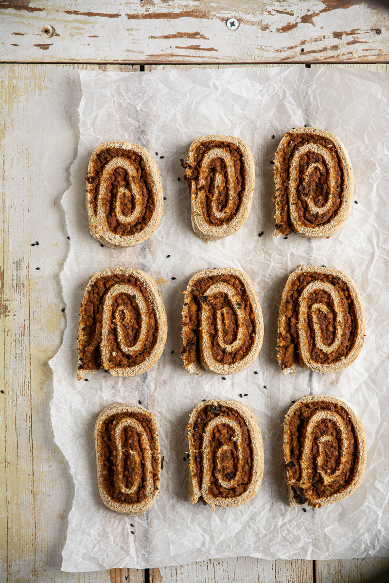 Mediterranean Savoury Tofu Rolls &ndash; Squelo
