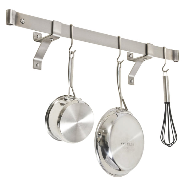 Professional Series Rolled End Bar (Use w Wall Bracket or Captain Hooks) - Enclume Design Products