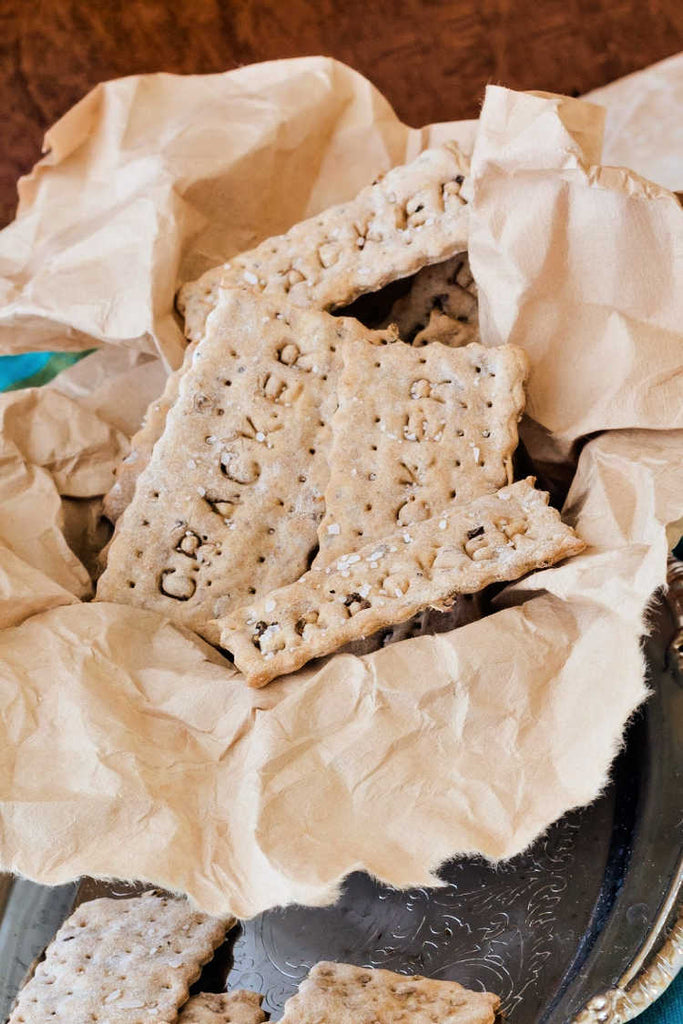 How to Make Spent Grain Crackers | Spent Grain Soda Crackers