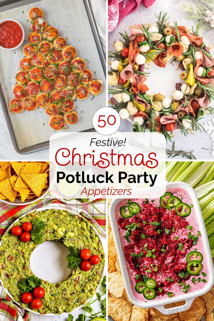 50 Appetizers for a Christmas Potluck