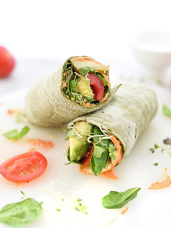 Hummus Veggie Wrap Plus 10 Heavenly Hummus Recipes to Make at Home