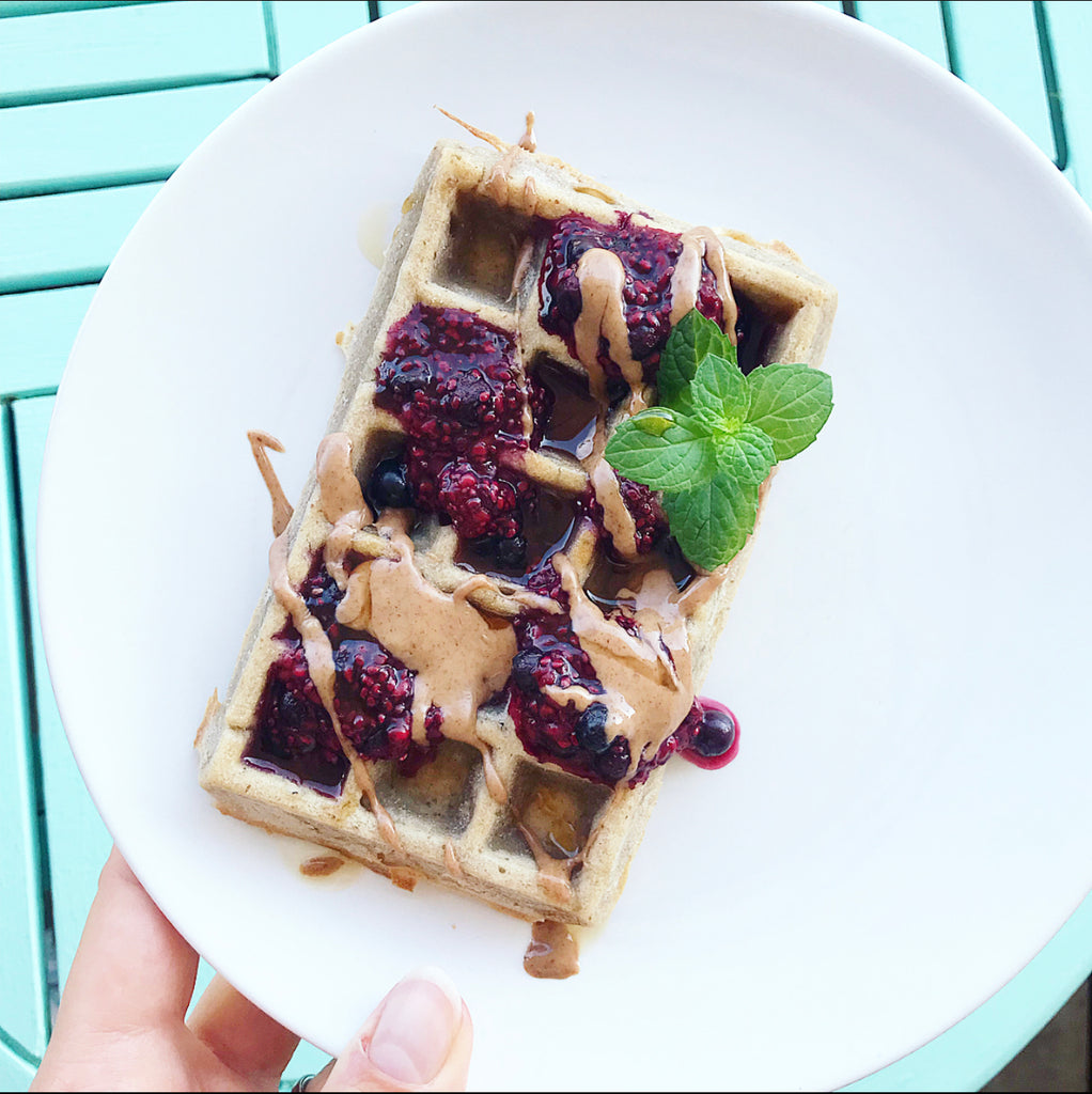 Vegan Waffles (oven-baked)