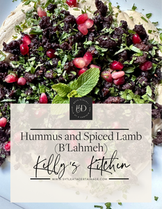 Hummus and Spiced Lamb