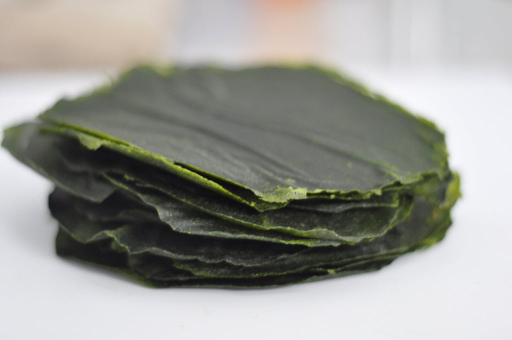 Raw Spinach Wraps