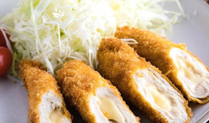 Coated with crispy Japanese panko and fried to perfection, this Chicken Cheese Katsu is a favorite among kids and adults alike