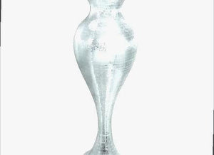 Exquisite Tall Silver Vases