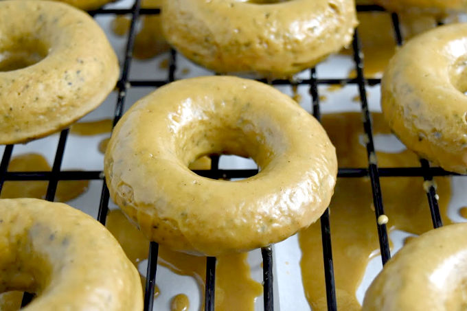 The aroma of coffee will fill your kitchen!  Maple Coffee Glazed Baked Donuts are one of those “Nailed IT!” recipes your family and co-workers will love.