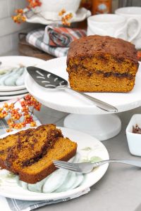 This pumpkin Nutella swirl bread combines those fragrant fall spices with a delicious chocolate hazelnut filling