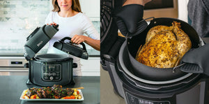 The official Newegg eBay store is offering the manufacturer refurbished Ninja OP302 Foodi Cooker for $119.99 shipped
