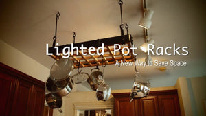 Lighted pot racks are the newest innovation