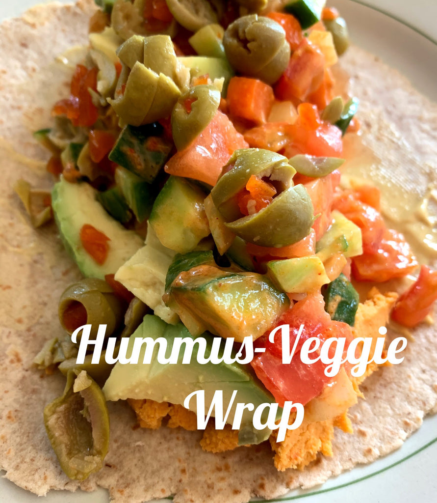 Veggie-Hummus Wrap