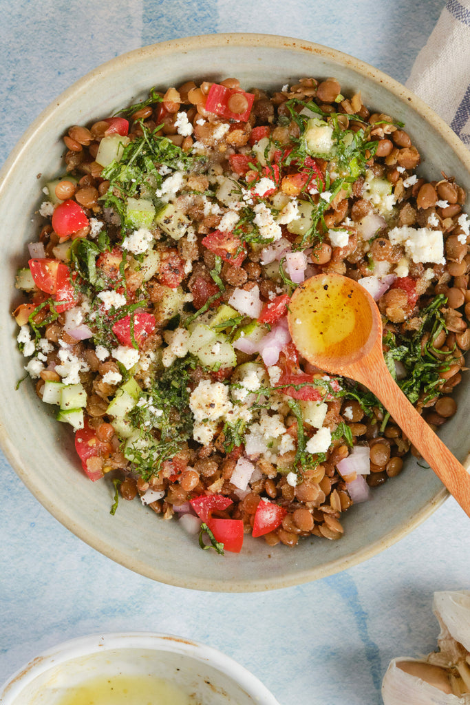 Easy and Healthy Lentil Salad Recipe