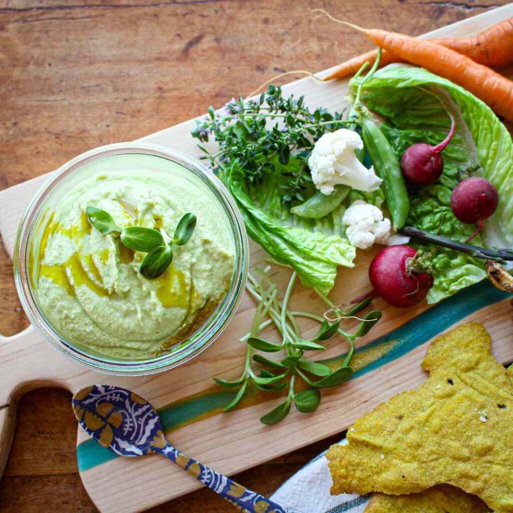 Hummus with Green Peas