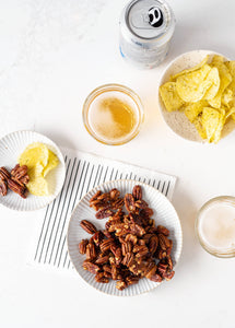 Spicy and Sweet Cocktail Pecans