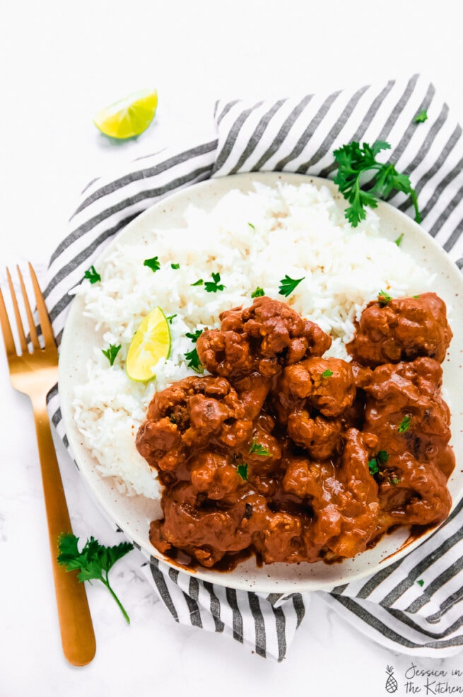 Indian Butter Cauliflower (Vegan)