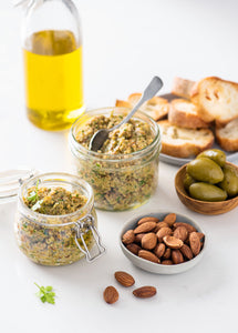 Chunky, Lemony, Addictive Green Olive Tapenade