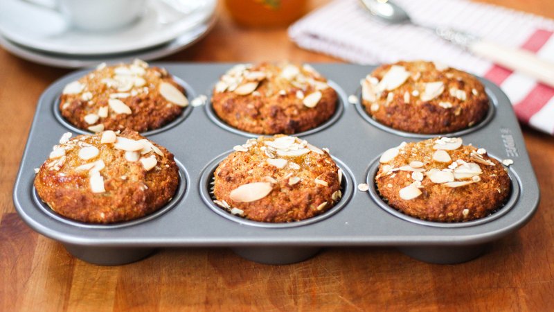 Apricot Jam Breakfast Muffins
