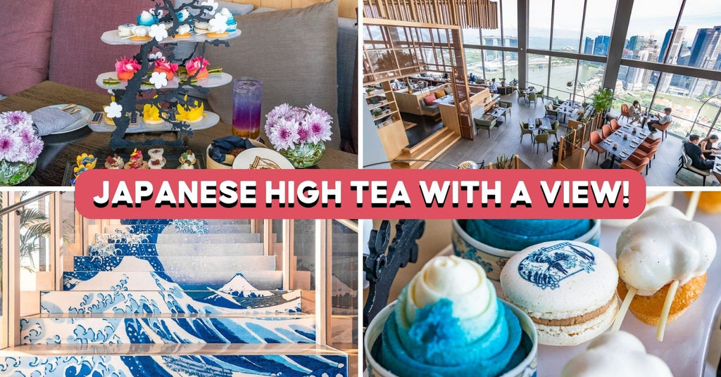 SKAI Has High Tea With Mount Fuji-Themed Desserts, Inspired By Famous Japanese Artist Hokusai