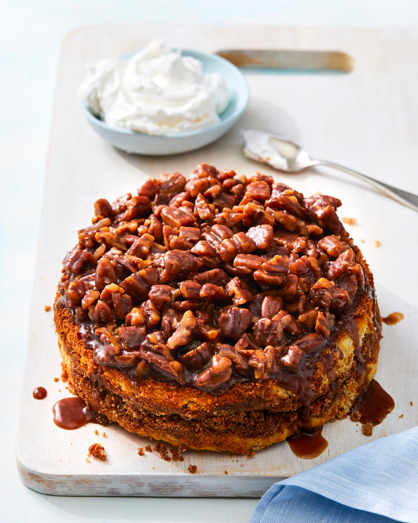 KETO IN AN INSTANT: CINNAMON-PECAN COFFEE CAKE