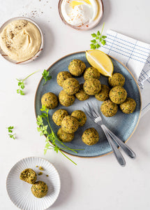 Oven-Baked Pistachio Falafels