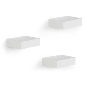 Umbra Showcase Display Shelves, White, Set of 3