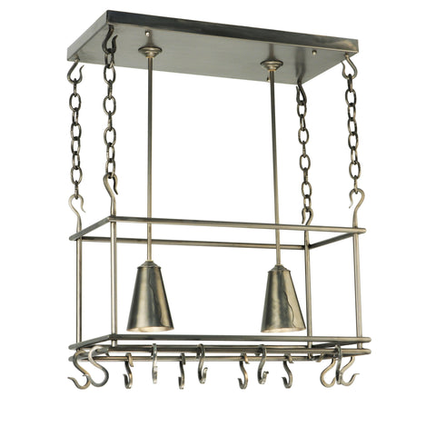 26"L Spartan Pot Rack Model 123933