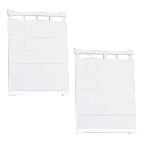 Prettyia 2pcs Heavy Duty Metal Shelf Organizer,Expandable Closet Shelf & Rod,Space Saver Tension Racks, White, 50-80cm