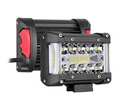 LED Pods, OFFROADTOWN 4'' 72W LED light Bar triple row Spot Beam Cube Work Light Waterproof Driving Light for Off road, UTV, Truck, ATV, SUV, Jeep, 3 Years Warranty