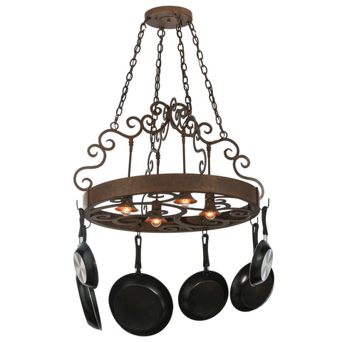 34"W Dior 4 LT Pot Rack Model 118490