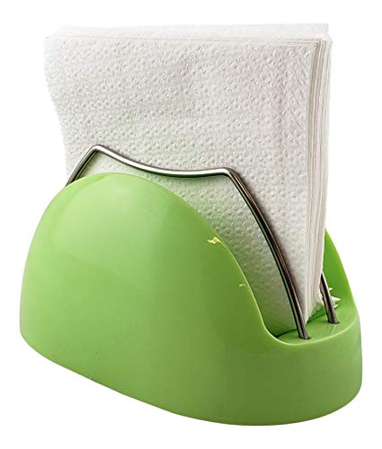 Multi Purpose Storage Holder Organizer Home Cutting Board Pot Pan Lid Rack Napkin Holder (Green)