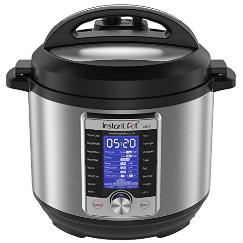 Instant Pot Ultra 6 Qt 10-in-1 Multi- Use Programmable Pressure Cooker, Slow Cooker, Rice Cooker, Yogurt Maker, Cake Maker, Egg Cooker, Sauté, Steamer, Warmer, and Sterilizer