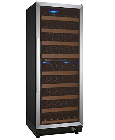 Allavino YHWR99-2SRN 99 Bottle Dual-Zone Wine Cellar Refrigerator - Stainless Door