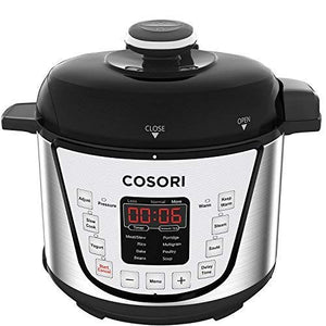 COSORI 2.1 Qt 7-in-1 Electric Pressure Cooker with Instant Stainless Steel Pot, Slow Cooker, Rice Cooker, Sauté, Steamer, Yogurt Maker & Warmer, Extra Sealing Ring, Glass Lid, Recipe, 2-Year Warranty