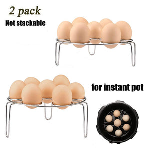 Lakatay 2-Pack Egg Steamer Rack Trivet for Instant Pot Pressure Cooker Accessories