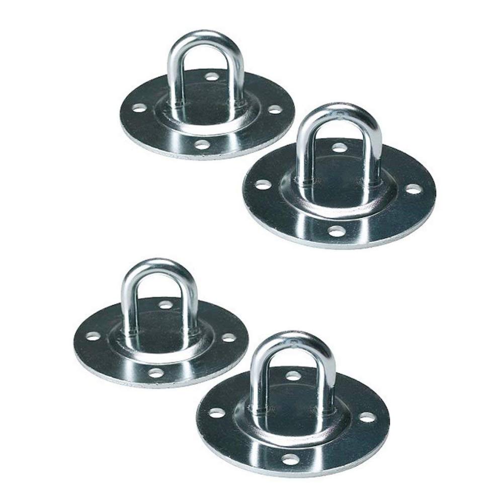 Bonison Ceiling Suspension Hook for All Swings, Hand Rings and More. 3.5" Diameter Stainless Steel Hammock Hook Suitable for Indoor and Outdoor Use. Replacement for IKEA Ceiling Hook. (Set of 4)