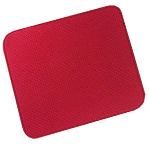 M-s Cloth Microfiber Dish Plate Drying Mats Kithcen Super Absorbent Various colors (red)