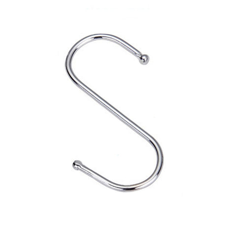 Giantstar 10 Pack S Hooks Kitchen Pot Pan Hanger Clothes Storage Rack Size:Large (L)