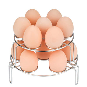 WaterLuu Egg Steamer Rack, IP Accessories, Stackable Egg Steamer Rack Trivet for Instant Pot Accessories - Fits Instant Pot 5,6,8 qt Pressure Cooker - (2 pack)