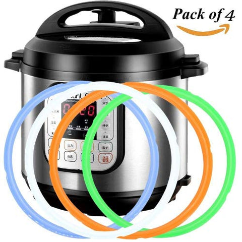 Silicone rings for Instant Pot - 4 Different Colors for Different Dishes - SWEET and SAVORY Edition for 5 qt and 6 qt IP models Instant Pot Models Seal BPA-free - Instant Pot Ring Instant Pot Seal