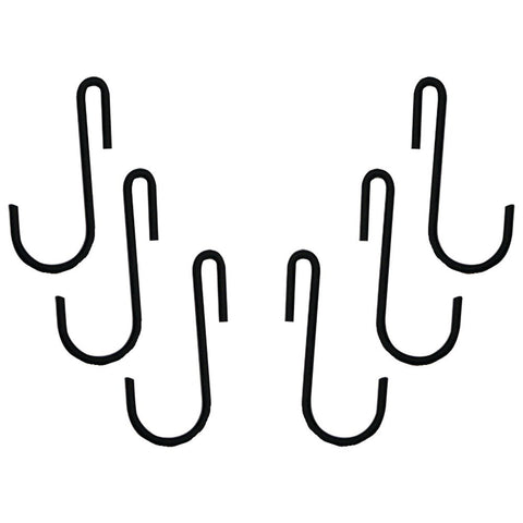 Pot Rack Hook (Set of 6) Finish: Black