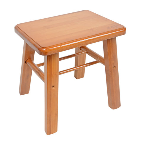 Saim Natural Bamboo Stool for Kids Smooth Corner surface 9.4"