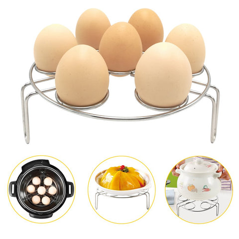 Alamic Steamer Rack Trivet with Handles + 7 Inch Springform Pan/Cheesecake Pan/Leakproof Cake Pan Set for Instant Pot Accessories 6 8 qt Pressure Cooker - 2 in 1