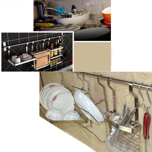 Pot Lid Holder Rack Kitchen Cupboard Storage Organizer Wall-Mounted Kitchen Panty holderss
