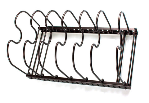 MegaTrue Extendable & Adjustable Pan & Pot Lid Organizer Rack, Cabinet Countertop Holder Storage for Kitchen,