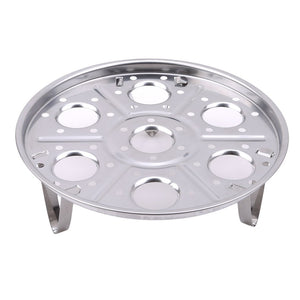 Iumer Stainless Steel Steamer Rack Stock Pot Steaming Tray Stand Cookware Tool Cake Cooling Tray