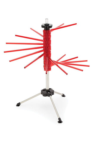 Fox Run 11654 Collapsible Pasta Drying Rack, 18.5 Inches, Red