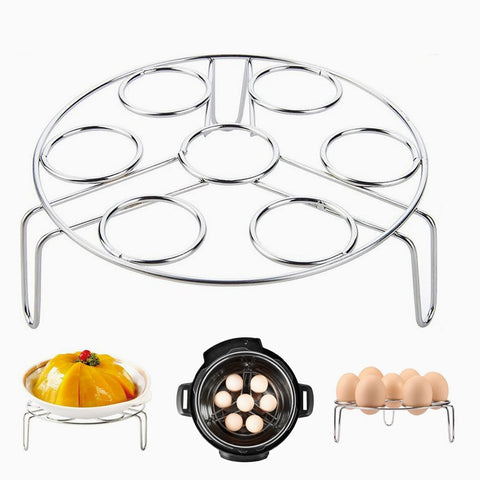 Stainless Steel Egg Steamer Rack, for Instant Pot and Pressure Cooker Accessories, Vegetable Steam Rack Stand