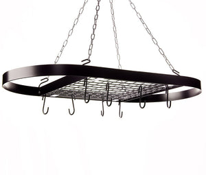 Kinetic Classicor Series Wrought-Iron Oval Pot Rack 12021