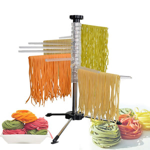 Pasta Drying Rack, Noodle Dryer of Fresh Pasta - Easily Dries All Long Noodles Steel and Polycarbonate, Collapsible