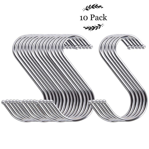 Donuts 30 Pack Kitchen Rack Hooks S Heavy Duty Stainless Steel Hooks for Hanging Towels Pots Pans Utensils Indoor Outdoor Garden